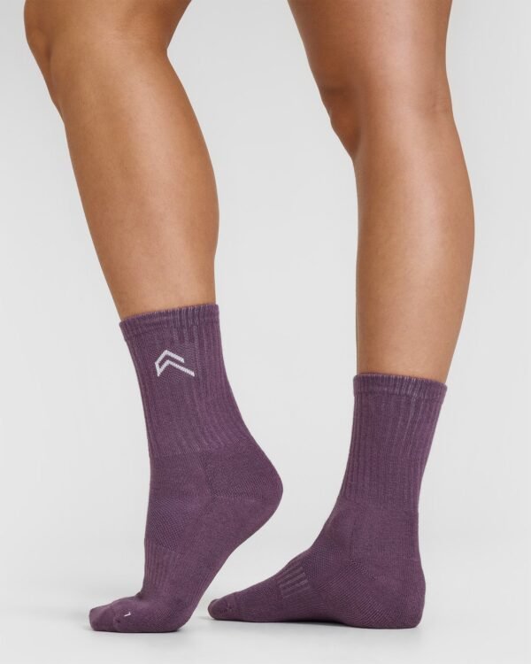 Crew Socks 5 Pack | Vintage Purple Mix - Image 2