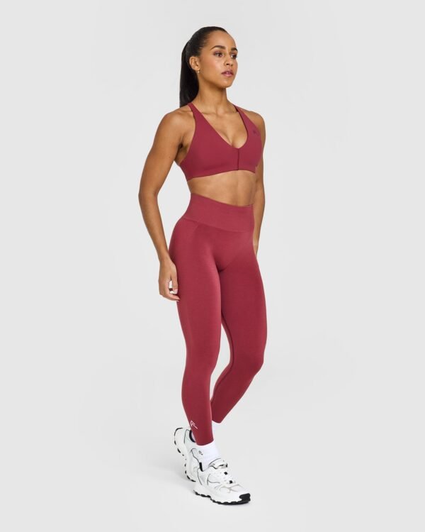 Effortless Seamless Leggings | Burnt Cherry - Image 3