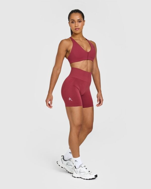 Effortless Seamless Shorts | Burnt Cherry - Image 3